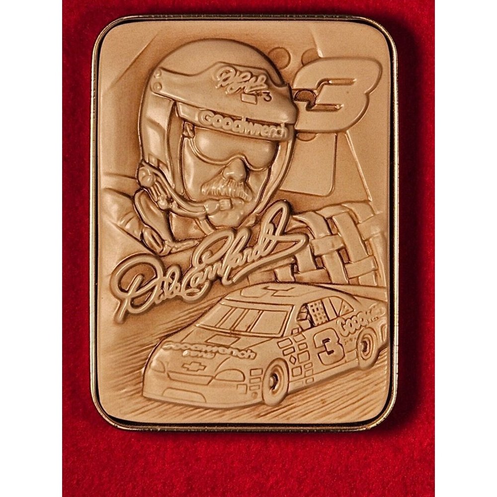 Dale Earnhardt Sr. #3 3-D Sport Sculpt Plaque New Avon Gift Collection - NIB